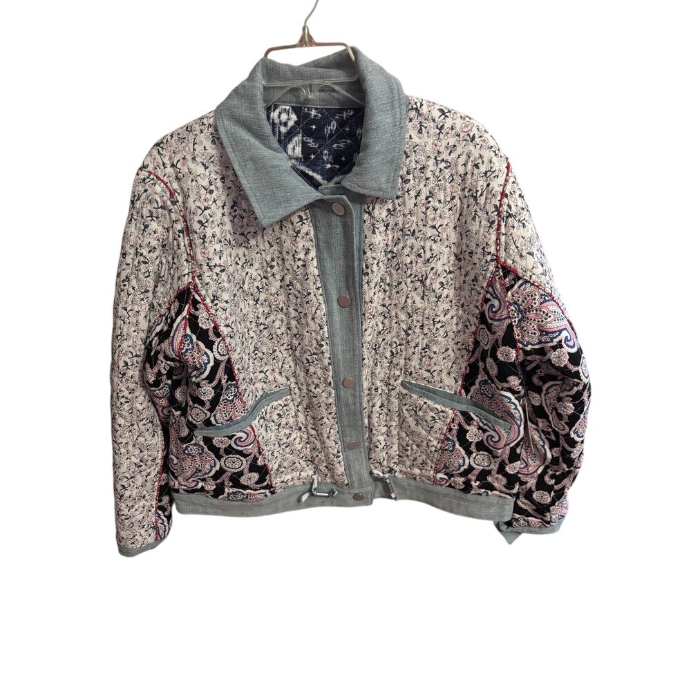 Blank NYC Women’s Reversible Patchwork Quilted Ja… - image 4